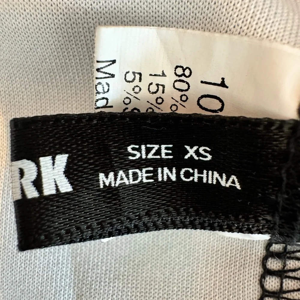 Blush Mark Faux "Oreo" Racing Snap Front Jacket. - Picture 7 of 7